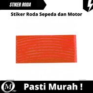 BISA BAYAR DI TEMPAT ! 100% ASLI ! STIKER RODA SEPEDA 8 STRIP MENYALA BISA UNTUK VELG SEPEDA DAN MOTOR  STIKER RODA SEPEDA STIKER SEPEDA RODA 3 STIKER RODA SEPEDA MTB STIKER RODA SEPEDA LIPAT STIKER RODA SEPEDA GUNUNG STIKER SEPEDA ANAK RODA 3 STIKER