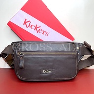 Kickers Waist Bag Chest Bag Original Genuine Leather Male Female Unisex 78475 78474