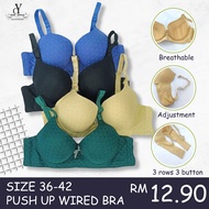 CY CDL999 36/42 Push Up Wired Bra Breathable Underwear Push Up Bra Comfort / BAJU DALAM PEREMPUAN BE