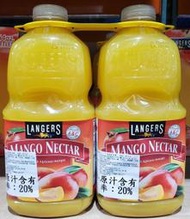 【小如的店】COSTCO好市多代購~LANGER'S 芒果果汁(1.89公升*2瓶) 1640820