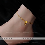 Flashing Gold Gypsophila Fu Gourd Fu Brand Fu Character High-End Light Luxury Girlfriends Anklet2026