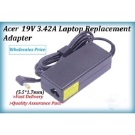 65W DS Acer Aspire Adapter / Charger 19V 3.42A 5.5*1.7mm for 4738G 4736Z 4741 4750Z 5560 V3-575 V5-4