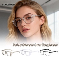 COMOWANR7 Safety Glasses, Lightweight Anti-fogy Eye Protection Goggles, Professional Impact Resistan