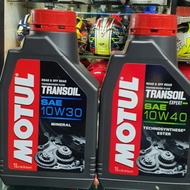MOTUL TRANSOIL SAE 10W30 & 10W40 (EXPERT) (MINYAK HITAM (4T) HANYA UNTUK 2 STROKE MOTOR)