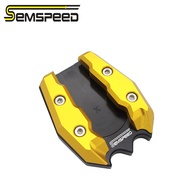 SEMSPEEDสำหรับYamaha Aerox NVX NMAX N-MAX V1 V2รถจักรยานยนต์ด้านข้างขาตั้งรองเท้าExtensionที่รองเท้า