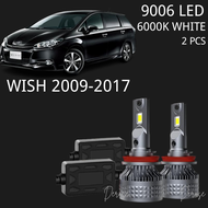 Toyota Wish 2009-2017 9006 Car LED Headlamp LED Headlight Bulb 2Pcs 6000K