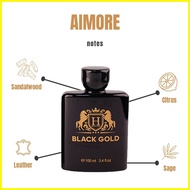 ✲ ℗ ▥ BRILLIANT.Q AIMORE BLACK GOLD AND BLUE HAS A LONG LASTING FRAGRANCE ( 100ML ) FOR MEN AND WOM