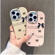 Cellphone Case For iPhone 11 Pro Max 12 7 8 Plus X XS XSMAX XR Case Cover 3D Bowknot Fashion Simple 