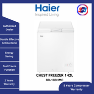 HAIER Chest Freezer 146L BD188HMC-HAIER WARRANTY MALAYSIA