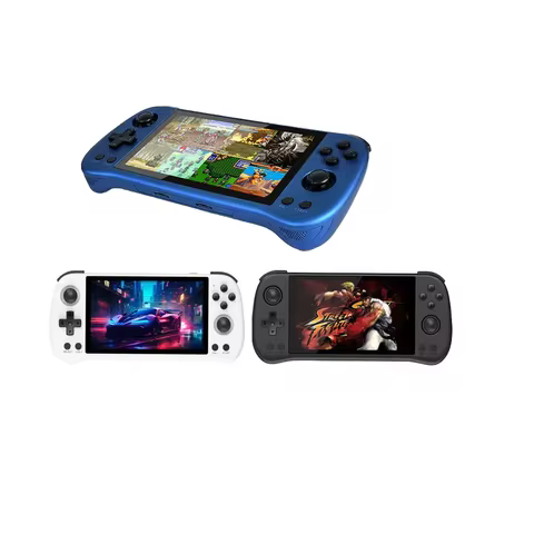 New POWKIDDY X55 Open Source Retro Handheld Video Game Console 5.5-inch 1280 * 720 Mini Ips Screen C