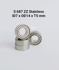 KEUNG Bearing S 687 ZZ stainless isi 1 pcs