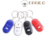 DANILO LED Whistle Key Finder Flashing Mini Light Torch Pet Tracker Keychain Keyring Locator Tracker