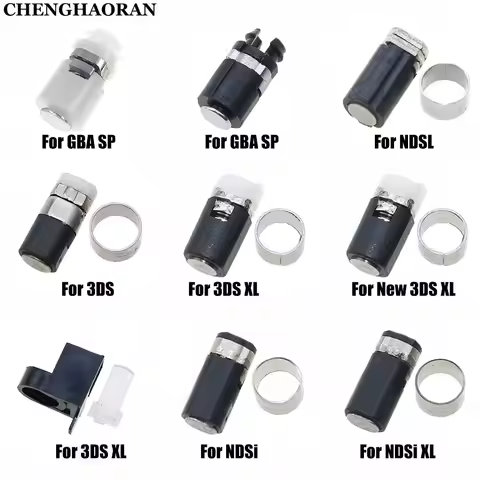For GBA SP DS Lite NDSL NDSI XL LL Console Rotating Shaft Spindle Hinge Axle Metal Barrel For 3DS XL
