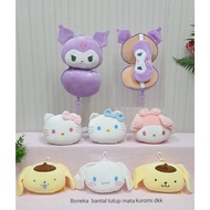 MATA Character Eye Cover Pillow/ headrest pillow/ sleeping pillow travel pillow