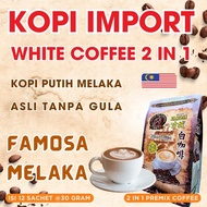 Coffee Without Grounds Instant White Coffee Premium No Sugar Malaysia Sachet 2 in 1 Gate Of Famosa M