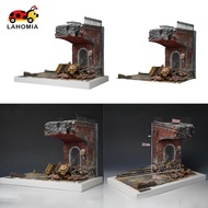 LAHOMIA 1:35 Scale Bridge Architecture Building Model Assembly, Layout Scenery Model, Street Archite