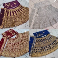 Lehenga India / Gaun Pengantin India / Baju India Wanita