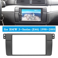[M2A] Double 2 Din Radio Fascia for BMW 3 Series E46 1998-2006 Stereo Panel Frame