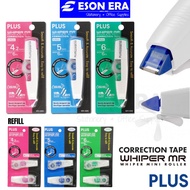 Plus Correction Tape Whipper MR Refill Value Pack 2in1 4.2mm / 5mm / 6mm Plus Correction Tape Refill