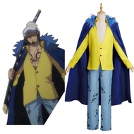 One Piece cosplay costume, One Piece Trafalgar Law cosplay outfit, Halloween role-playing costume
