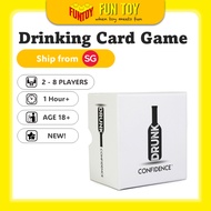 (FunToy SG) Drunk Confidence Drinking Card Game - Card Game 3+ Players Age 18+
