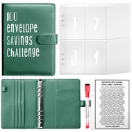 Envelope Challenge Money-Saving Book Couple 100 Days Money-Saving Plan Loose-Leaf Book Cash Built-In