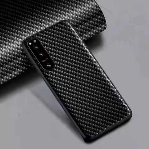 Carbon Fibre Shockproof Slim Case for Sony Xperia 1 10 5 IV VI III V II ACE 2 III Pro I XZ3 XZ4 Non-