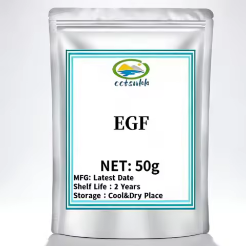 High Purity 99% EGF Powder Cas 62253-63-8 Free Shipping