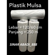 New Plastik Mulsa-Plastik Tanaman Silver Hitam-Plastik Mulsa Hitam