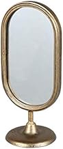 Dulton Mirror Table Top Mirror Height 12.7 x Width 6.1 x Depth 4.7 inches (322 x 155 x 120 mm) Oval 