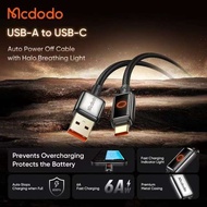 Mcdodo CA659/CA665/CA668 Auto Power Off With Breathing Light LED Display Cable 1.2M
