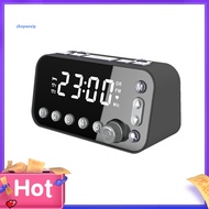 SPVPZ Digital Alarm Clock Radio Dual USB Adjustable Volume LED Display Sleep Timer Wireless FM/DAB Clock Radio Home Supplies