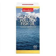 KORDELS ALASKAN POLLOCK FISH OIL 60S