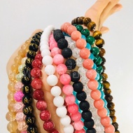 Lucky Stone Hundred Necklace 8 Mm Length 47-50 Beads Quality Plant ** Best Selling