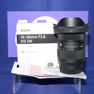 『Trade In優惠』新淨 行貨有保(2026-07) Sigma 16-28mm F2.8 DG DN For Sony FE 全幅用 廣角鏡 F2.8大光圈 FE-Mount A9III A1I