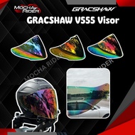 GRACSHAW Visor For G838 Helmet Tinted Rainbow Revo Galaxy Replacement Visor