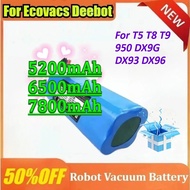 New 14.4V 7800mAh for Ecovacs Deebot X1 Ozmo T5 T8 T9 950 DX9G DX93 DX96 DLX11-54 Robot Vacuum Clean