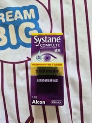 Systane Complete 適然全效滋潤眼藥水3ml，到期日06-2027，只有一支，不郵寄，油塘取
