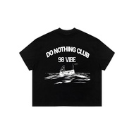 Áo thun Boxy do nothing club 98stu vintage 100% cotton 250gsm bo cổ dày dặn S-5XL
