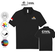 Arials Polo shirt Civil Engineering Professional Collar T-shirt