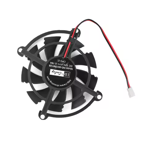 New 75MM 2Pin ND-8015M12B Cooler Fan Replacement For BIOSTAR NVIDIA GeForce GTX 750 Ti GPU 2GB GDDR5