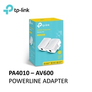 TP-LINK TL-PA4010 KIT PA4010 KIT AV600 Nano Powerline Adapter Starter Kit 3 Years Warranty