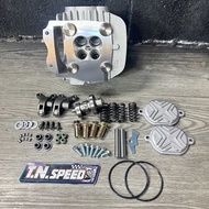 ฝาสูบ4วาล์ว ฝาwave125 (4V) เหมาสำหรับลูก56-70 #ฝาวาวโต #ฝา4V