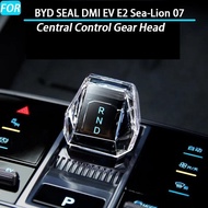 Car Central Control Gear Head Shift Knob Cover Sequin Trim for BYD SEAL DMI EV E2 Sea-Lion 07 Interi