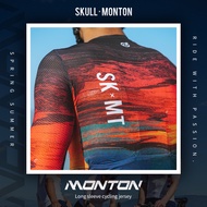 Cycling Jerey MONTON  CYCLING LONG Sleeve JERSEY SUNSET