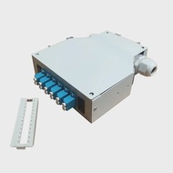 กล่องเทอร์มินัลสายเคเบิลใยแก้วนําแสงความหนาแน่นสูงกล่องไฟเบอร์ออปติกชนิดราง DIN สําหรับการเชื่อมต่อ 