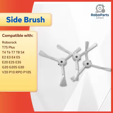 Side Brush For Roborock T7S Plus T4 T6 T7 T8 S4 E2 E3 E4 E5 E20 E25 E35 G20 G20S G30 V20 P10 RPO P10