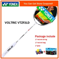 YONEX VOLTRIC VTZF2LD Full Carbon Single Badminton Racket Made In Japan+ Bag + Keel Hand Glue and Ba