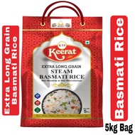 5Kg Keerat Steam Basmati Rice Extra Long Grain