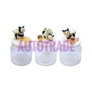 Appetite Jars Bee Glass Jars Set Of 3 Pcs Snack Cake Snacks